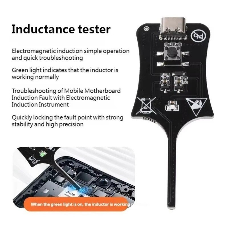 High Accuracy Inductor Detector Tool Quick Fault Check Tool PC Repair