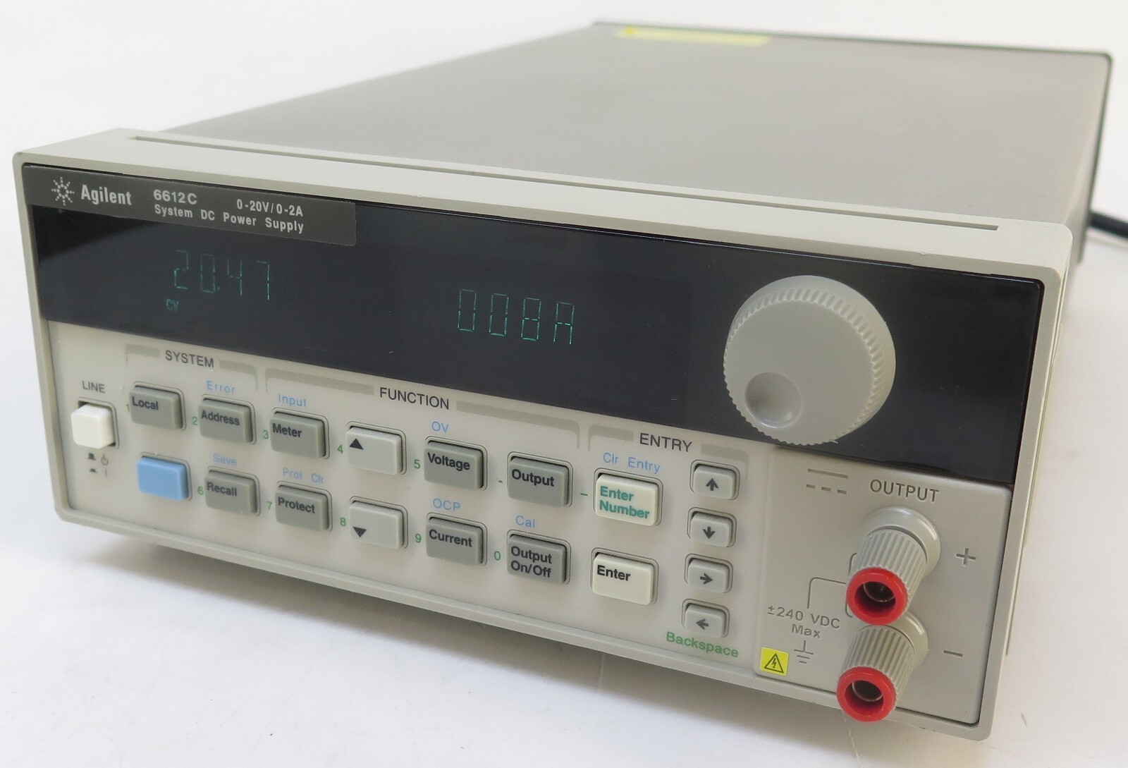Agilent 6612C 40 Watt, System DC Power Supply 20V, 2A, HP, Keysight