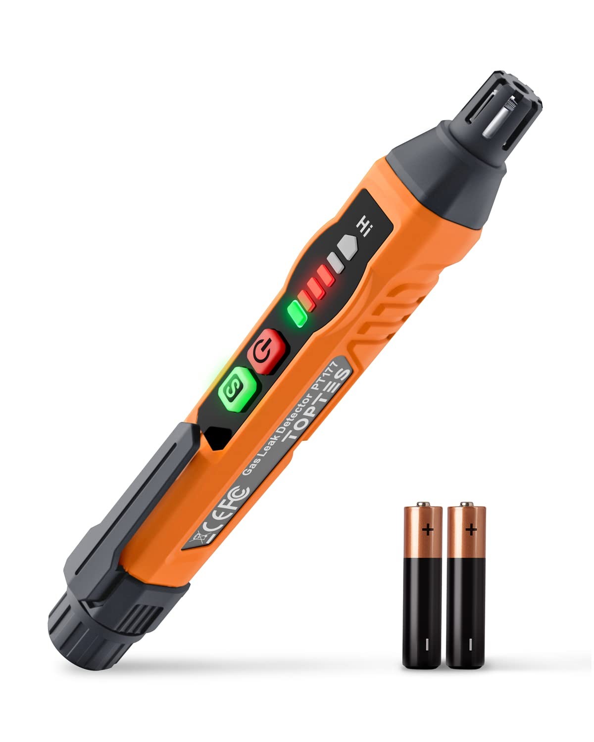 Gas Leak Detector with Alarm Portable Methane & Propane Sniffer – Orange
