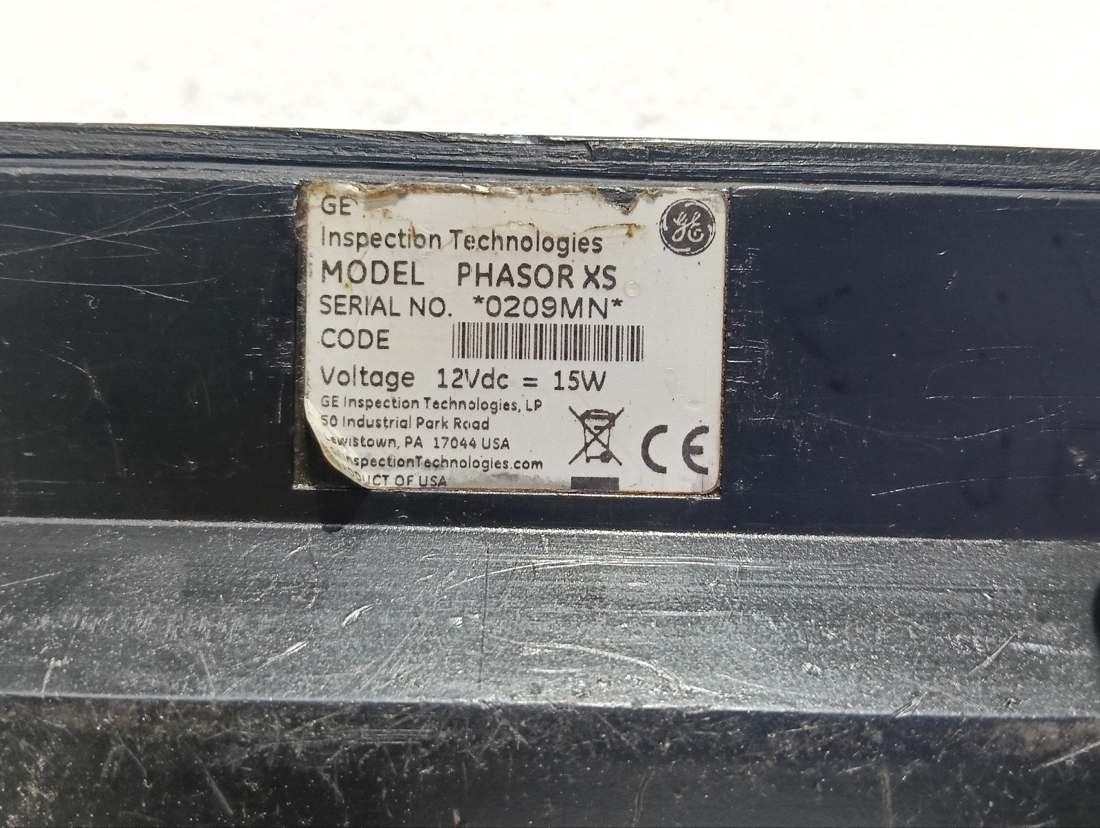 GE INSPECTION PHASOR XS PHASED ARRAY ULTRASONIC FLAW DETECTOR 0209MN 15W #2