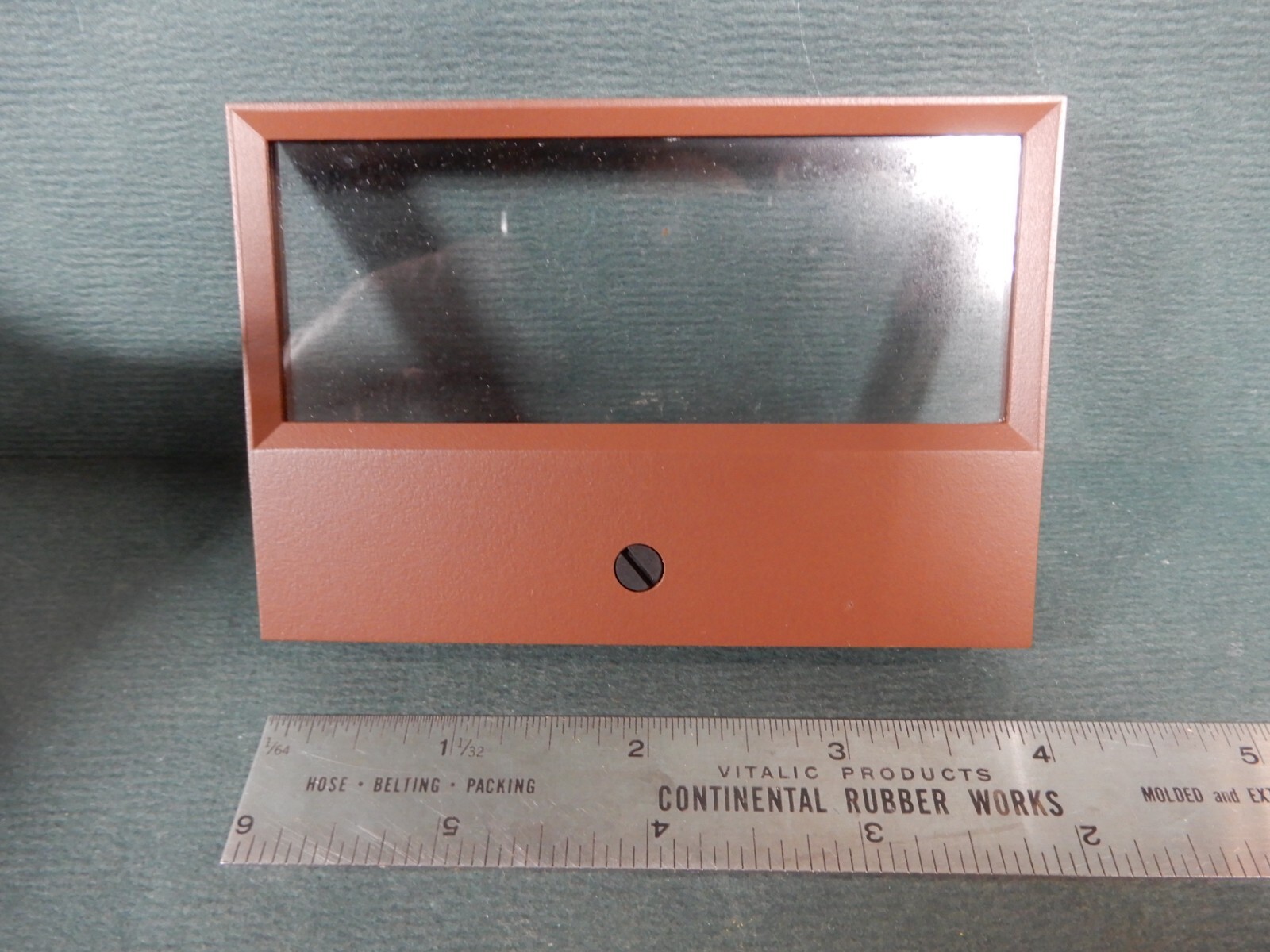 High Quality Unbranded Aluminum Panel Meter Bezel 4″ x 2 3/4″ NOS