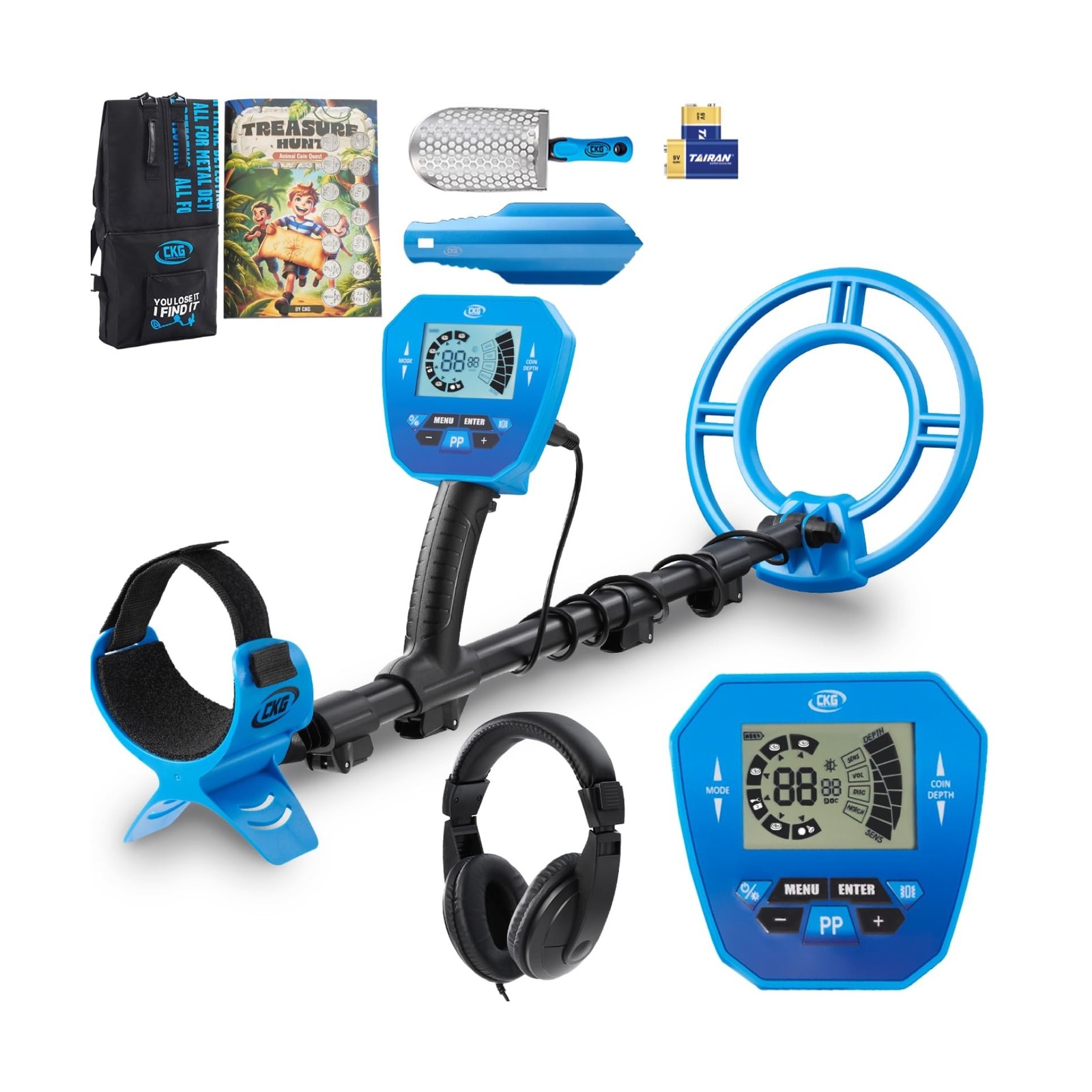 CKG Metal Detector for Adults Professional Gold Detector Starter Kit for Trea…