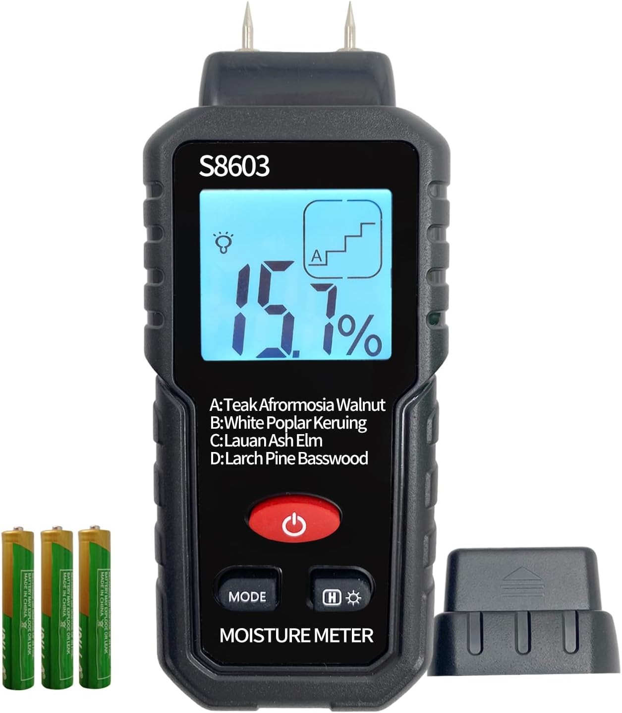 0-99.9% Pin Type digital wood moisture meter for firewood,Wood Humidity Tester
