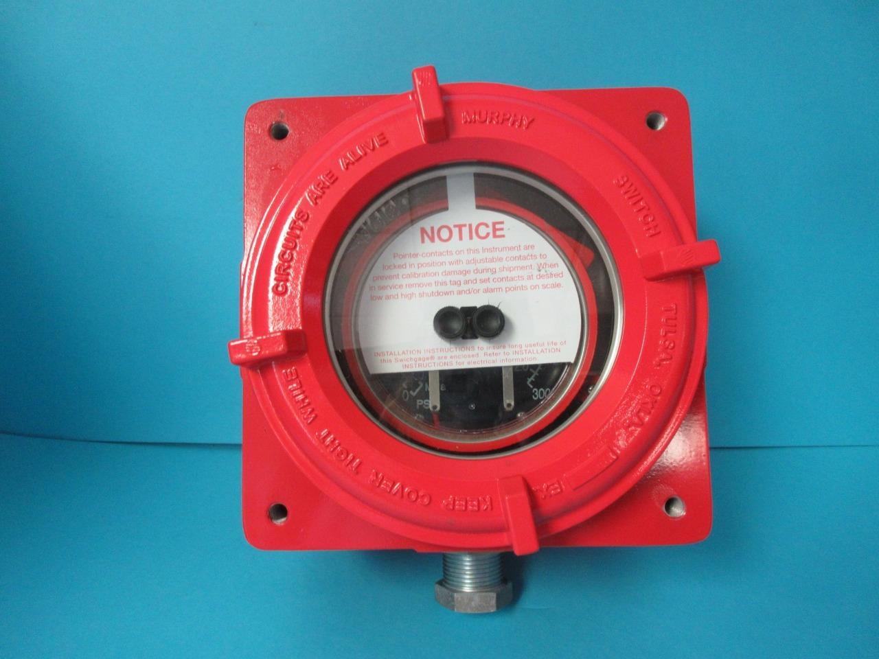 MURPHY EXPLOSION-PROOF PRESSURE SWITCHGAUGE OPLC-A-300-EX 125V 1A 300PSI/2.07MPA