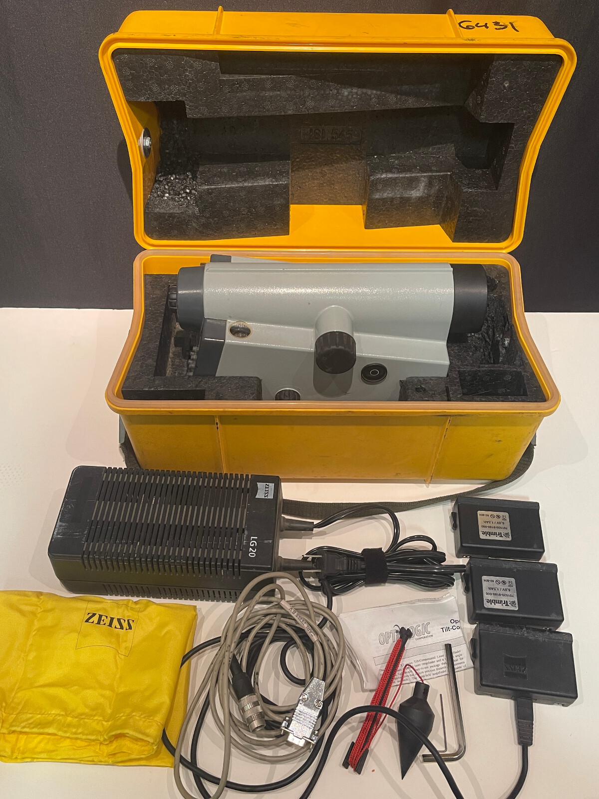 Carl Zeiss Trimble Automatic Digital Laser Surveyor Level Tilt Compensated