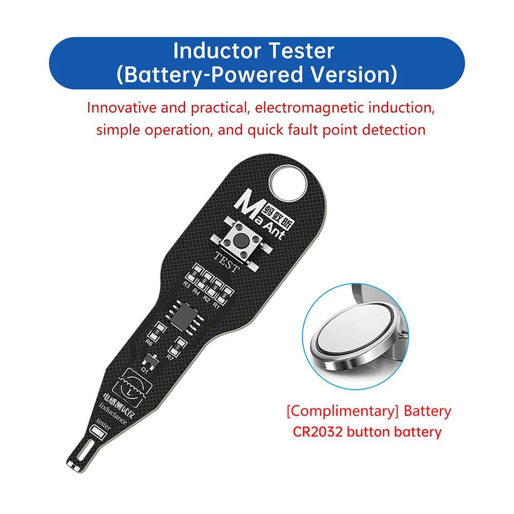 M093 Inductance Tester Motherboard Coil Tester Inductor Detector Repair Tool