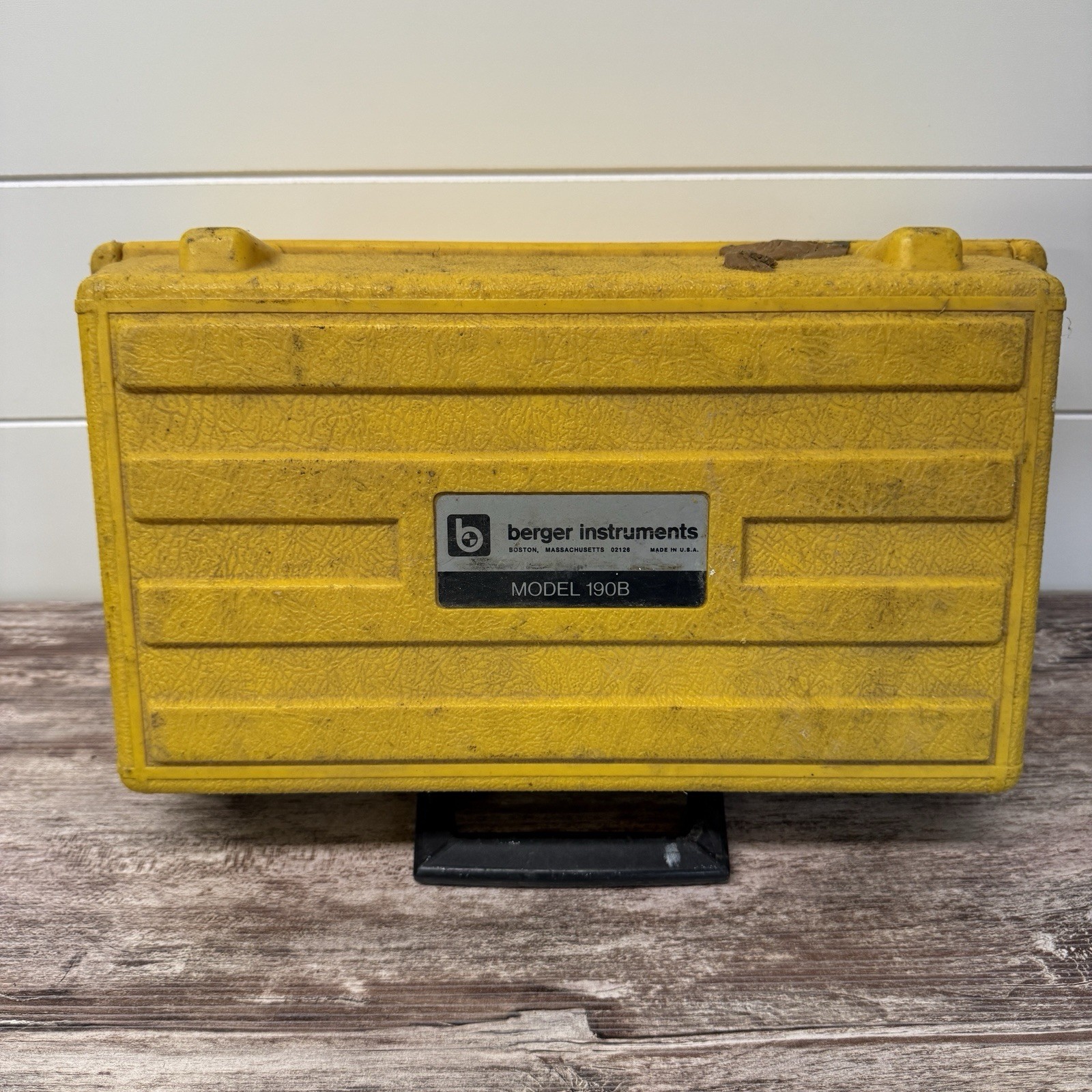 Berger Instruments Model 190B Transit Level & case SURVEYOR TOOL CLEAR OPTICS