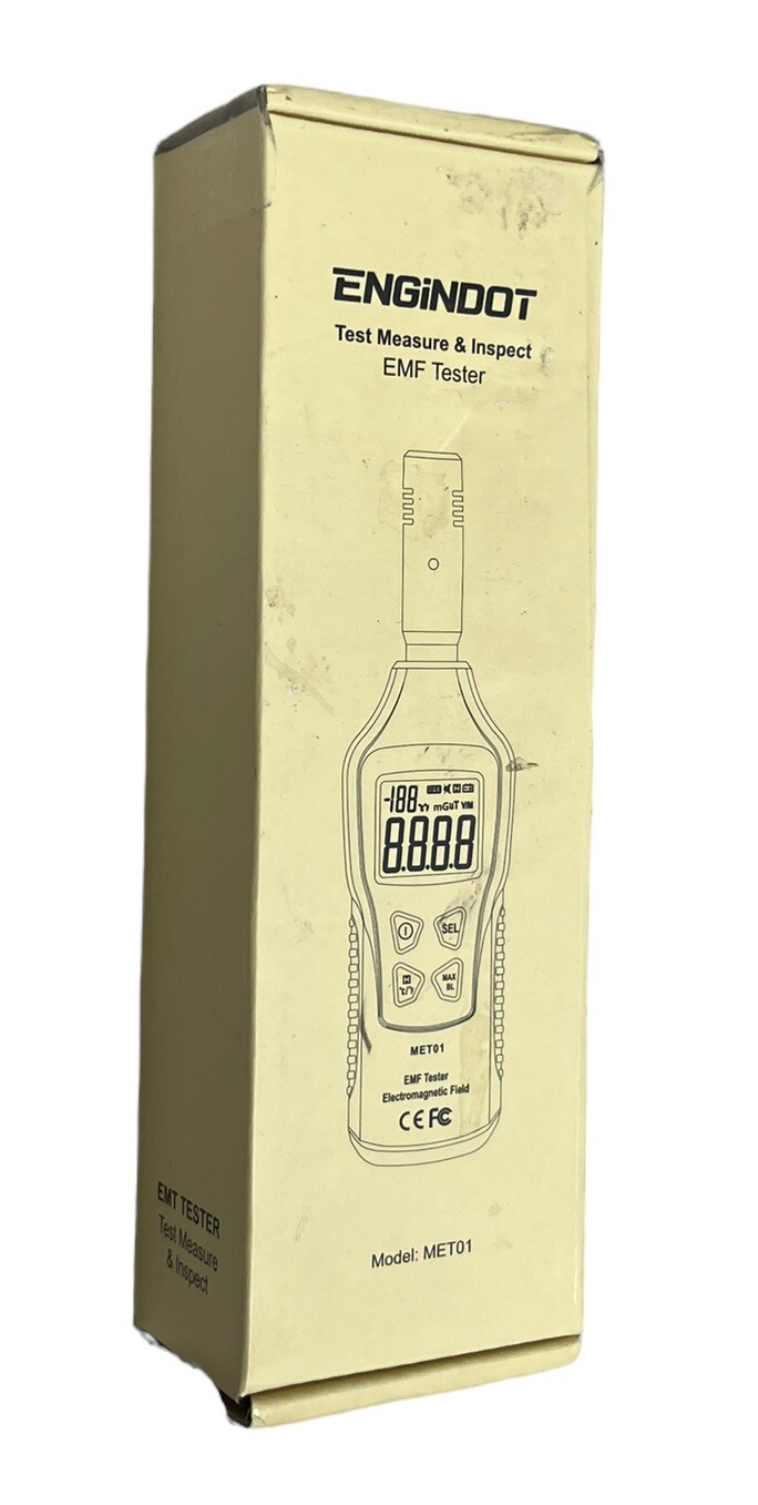 EMF Meter 5HZ-3.5G, Engindot Digital LCD EMF Detector, 3-In-1 EMF Tester, Ghost