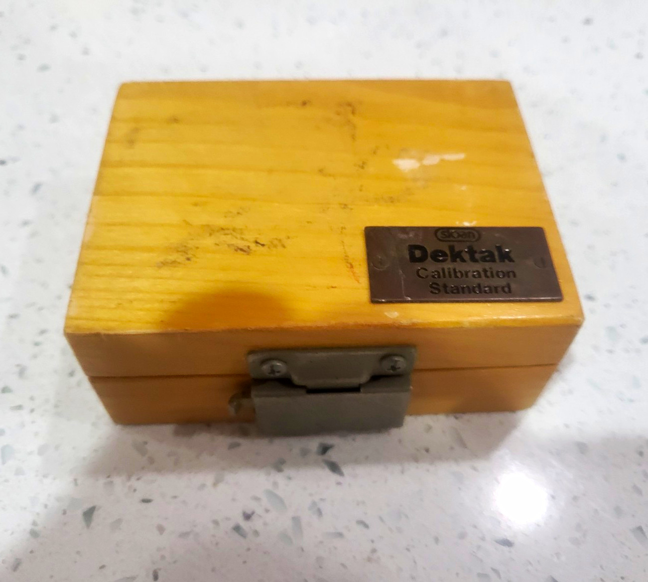 Sloan Dektak 10KA Step Height Standard in Wood Case