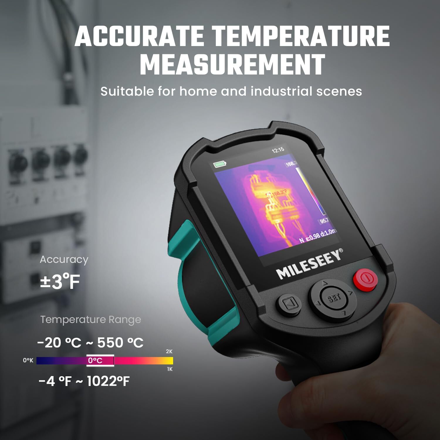 MiLESEEY Infrared Thermal Imager Temperature Imaging Camera IR Resolution240*240