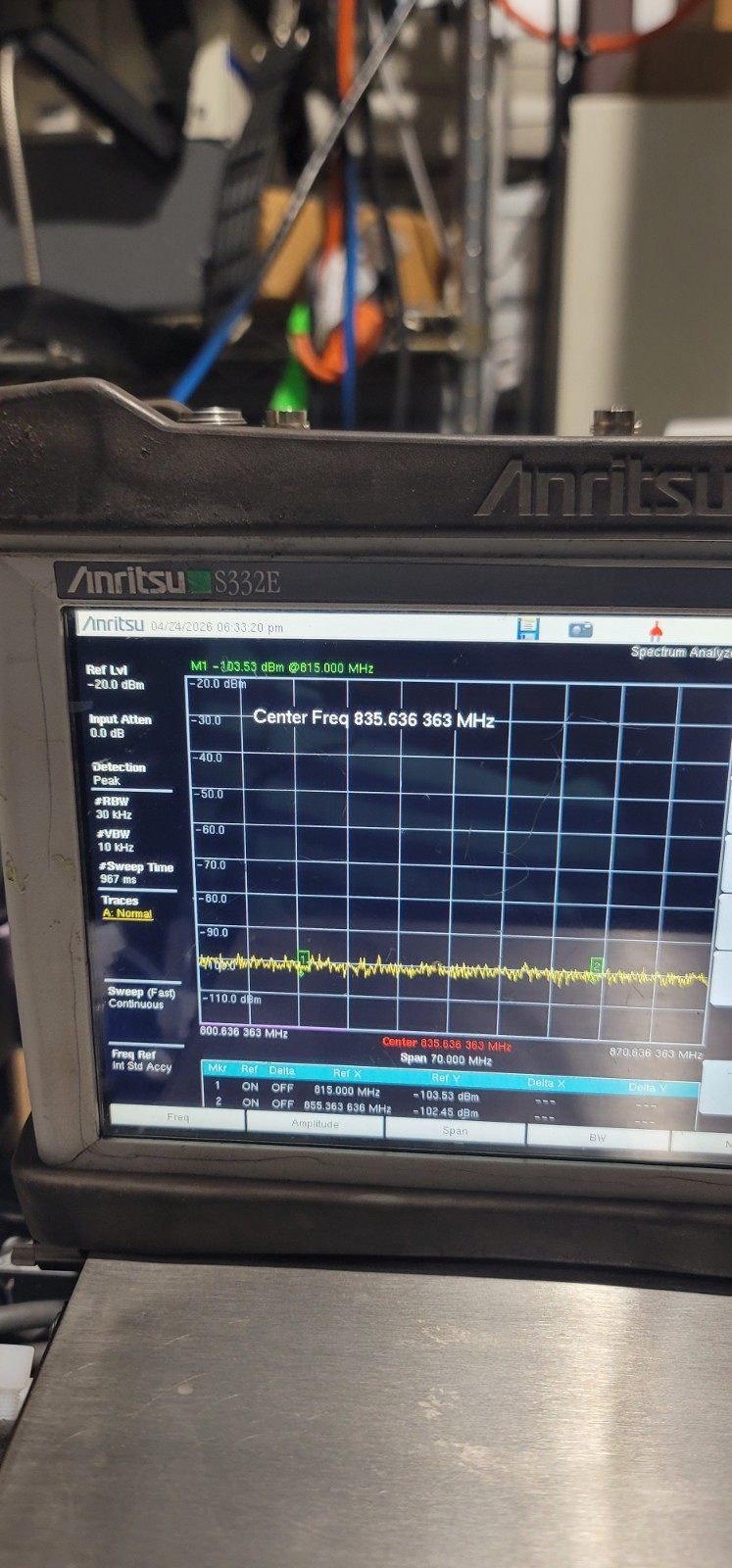 Anritsu S332E Cable and antenna analyzer Spectrum analyzer Touchscreen