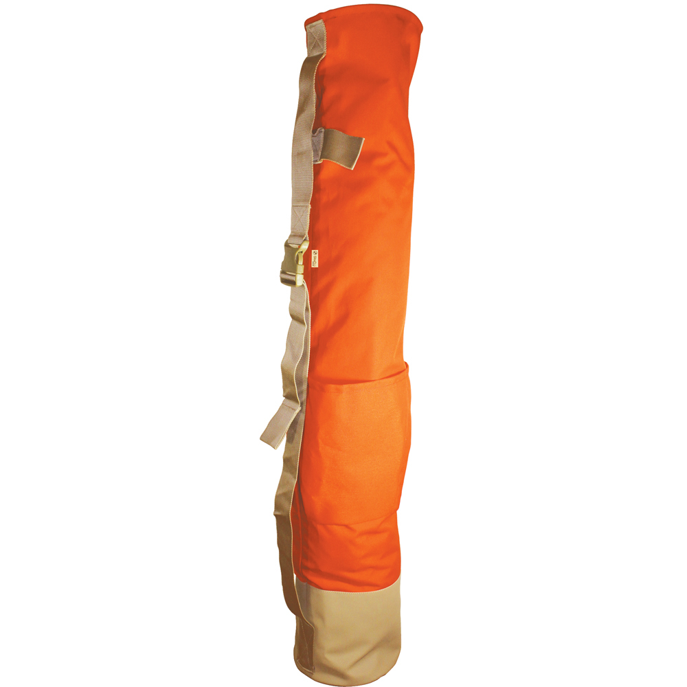 Heavy Duty carrier 48″ Inch wood Lath Stake Bag w/ Pockets Orange Reinforced