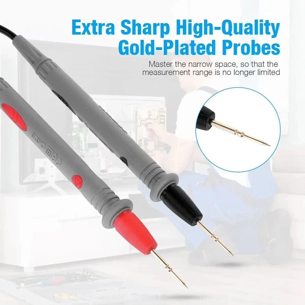 NEW Multimeter Test Leads for Fluke Meter Gold Plated Electrical Probes 20A