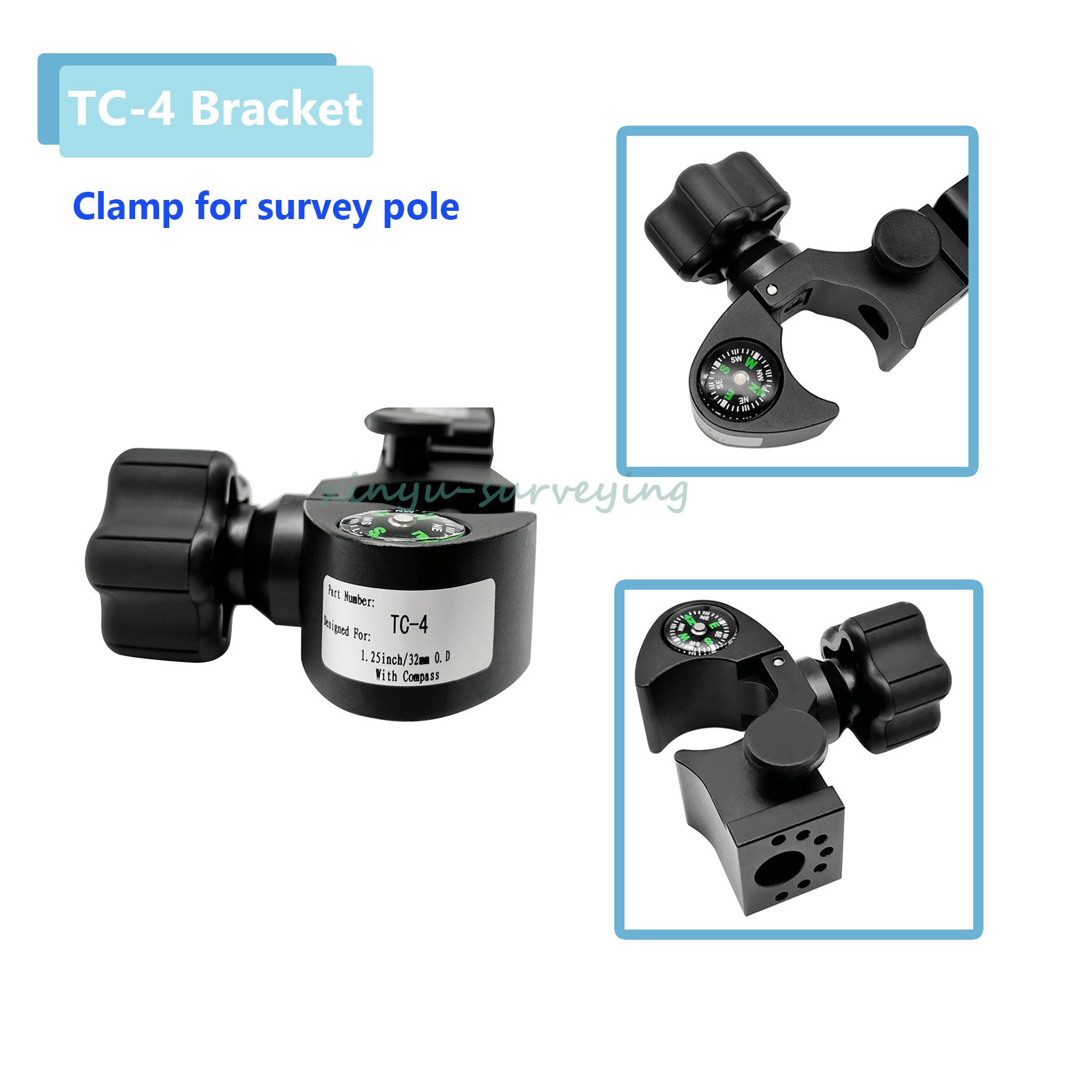 TC-4 & TC-8-23 Bracket for Topcon FC6000 FC5000 Carlson RT3/4 Juniper Mesa 2/3