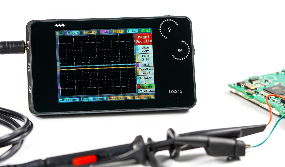 212 ARM STM32 DSO212 Touch Nano Handheld Digital Storage Oscilloscope BRAND NEW