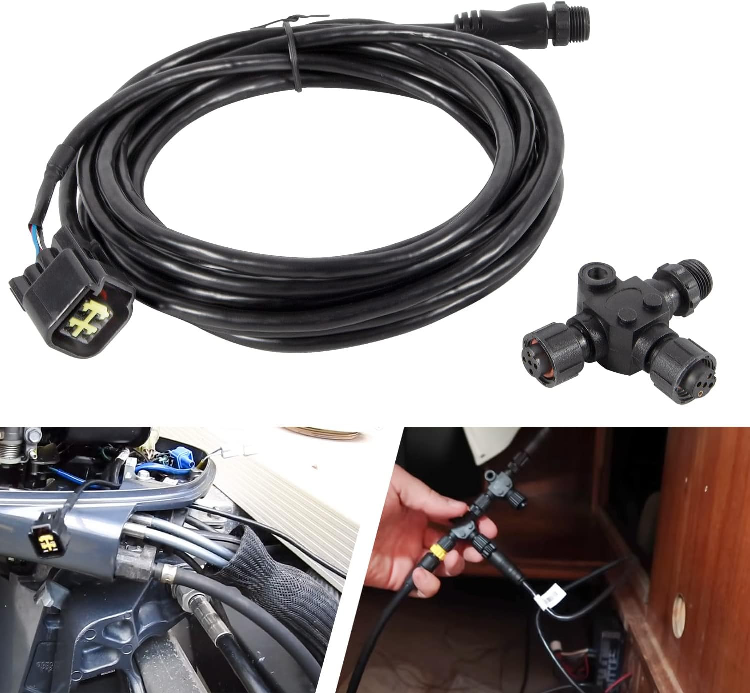 Yamaha Engine Interface Cable 000-0120-37 NMEA 2000 Connector 4.5M/15Ft
