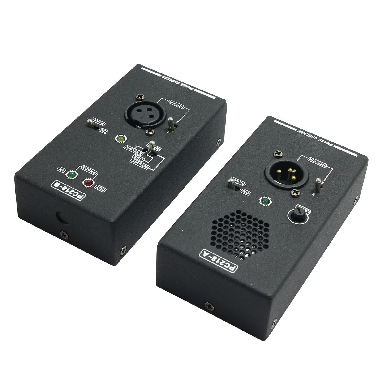 PC218 Phase Polarity Tester Checker Detector Audio Speaker Mic Sound Testing US