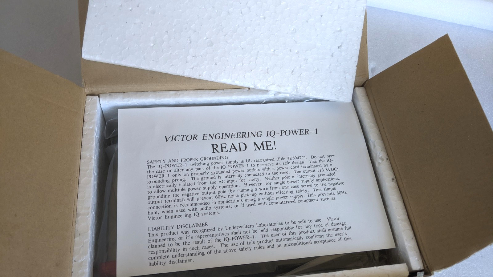 Victor IQ-Power-1 Regulated Switching 12 Amp Power Supply #DSP-1012 – New in Box