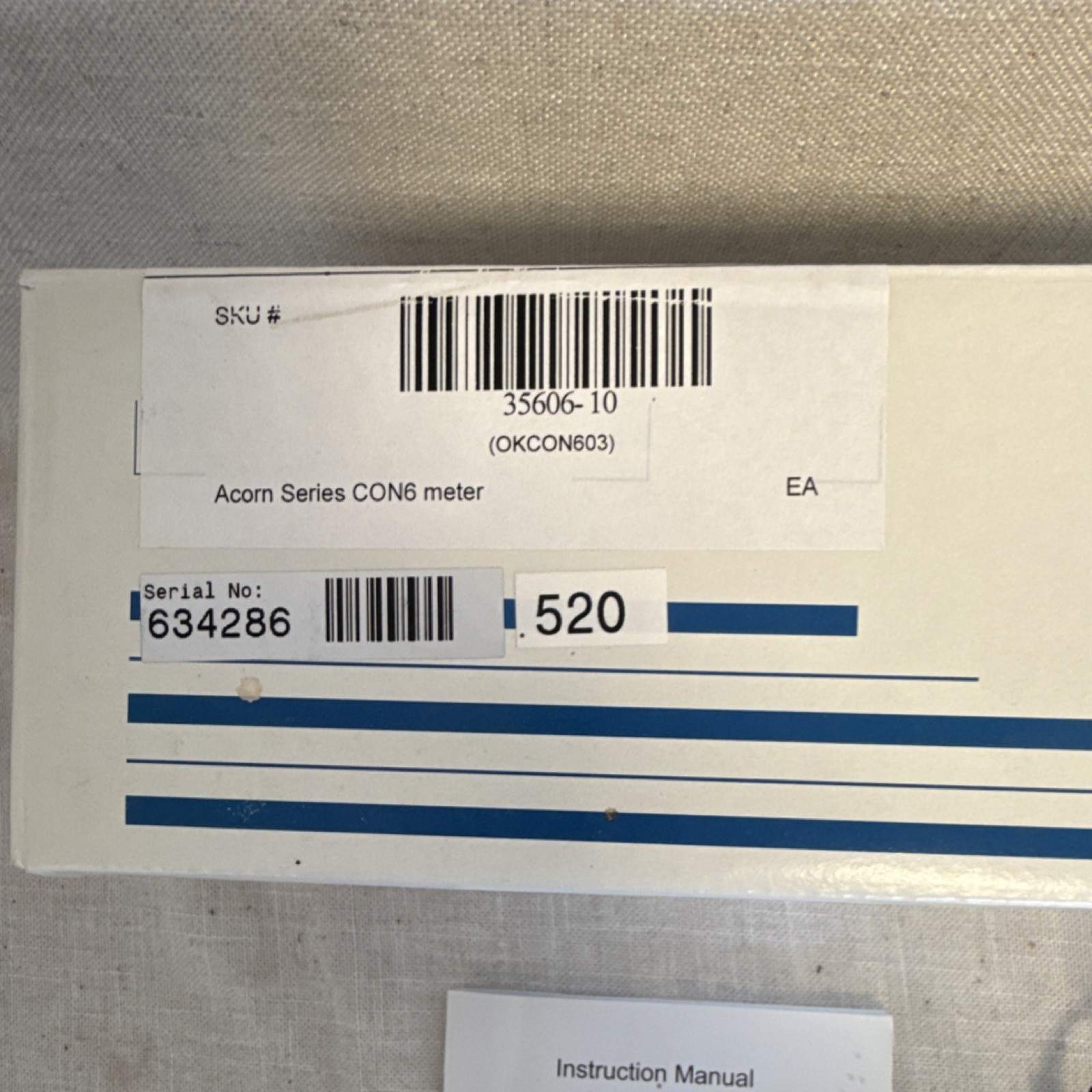 Oakton Acorn Series CON 6 Conductivity Meter 0-200.0mS 35606-10: in box, unused