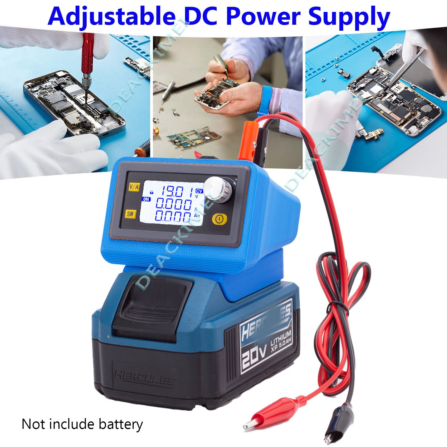 Adjustable Power Supply Voltage Power Supply For Hercules 20V Battery Operated