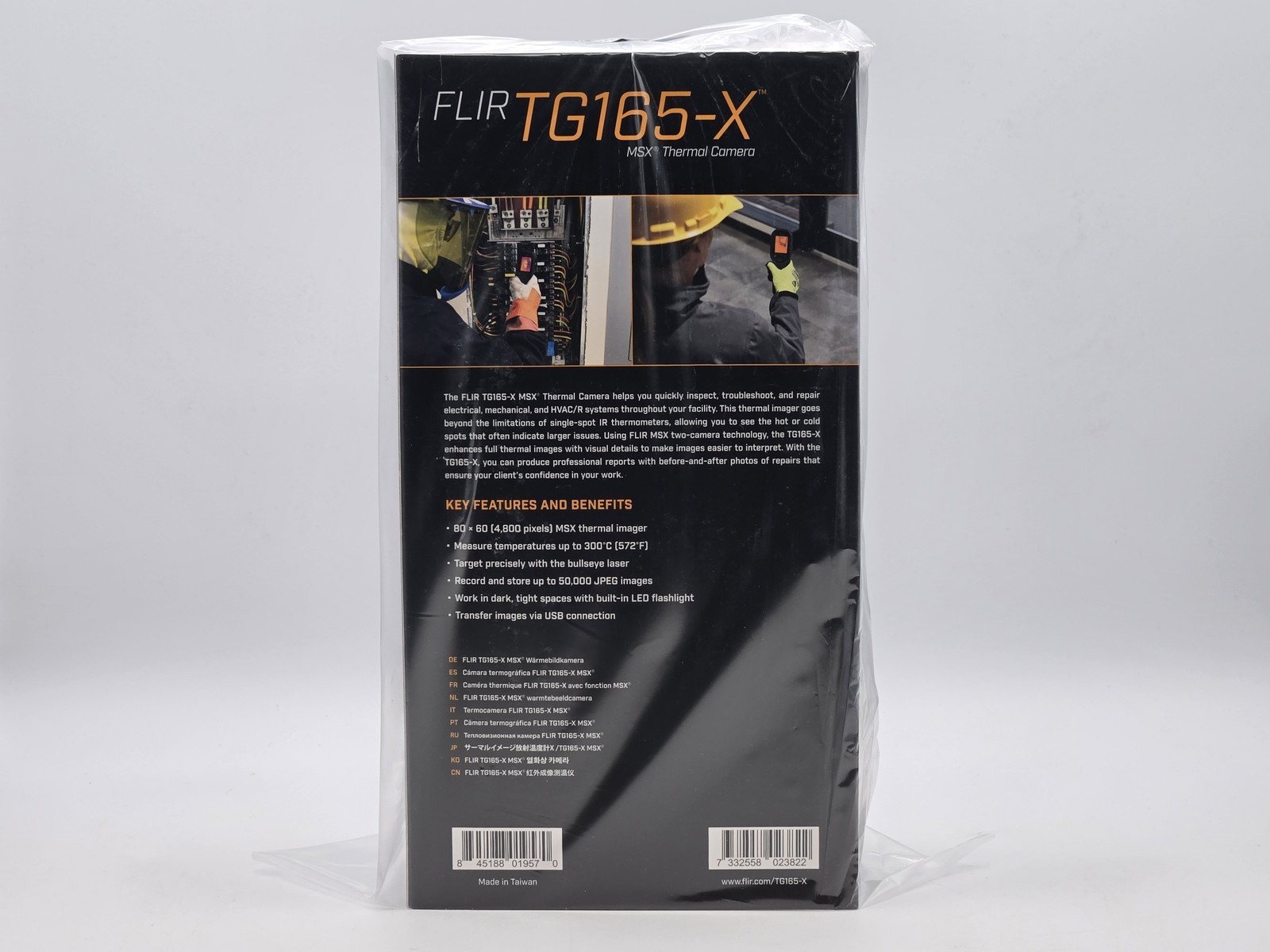 FLIR TG165-X MSX THERMAL CAMERA *READ*