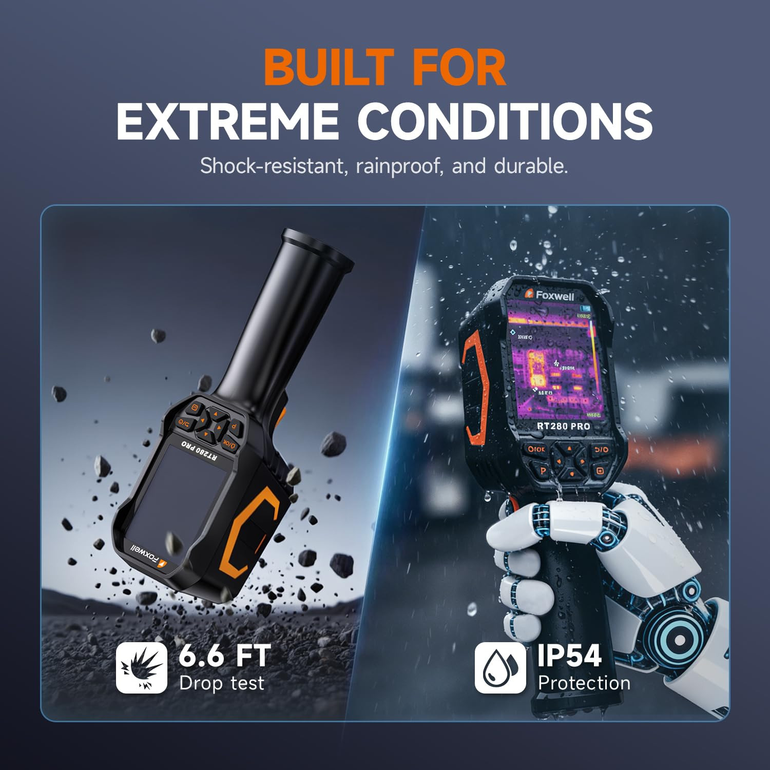 RT280 PRO Thermal Camera 640X480 Imaging Resolution, Dual-Camera Thermal Imaging