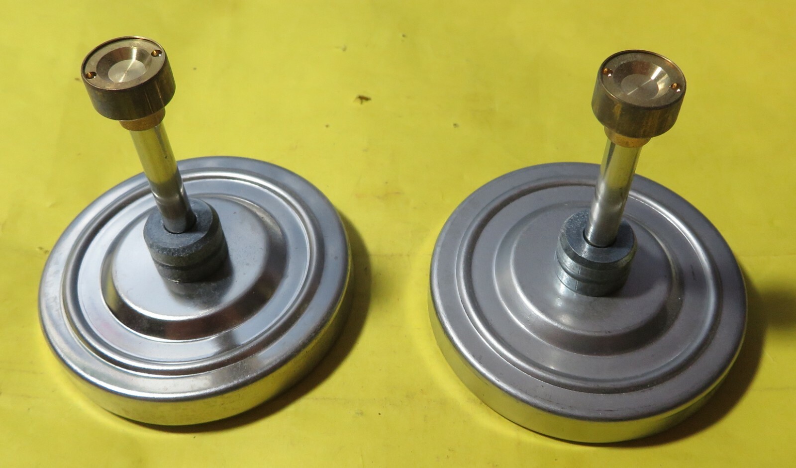 2 RUEGER 0-120°C TEMPERATURE GAUGE KD-349 Swiss Made Steampunk Altered Lamp Art