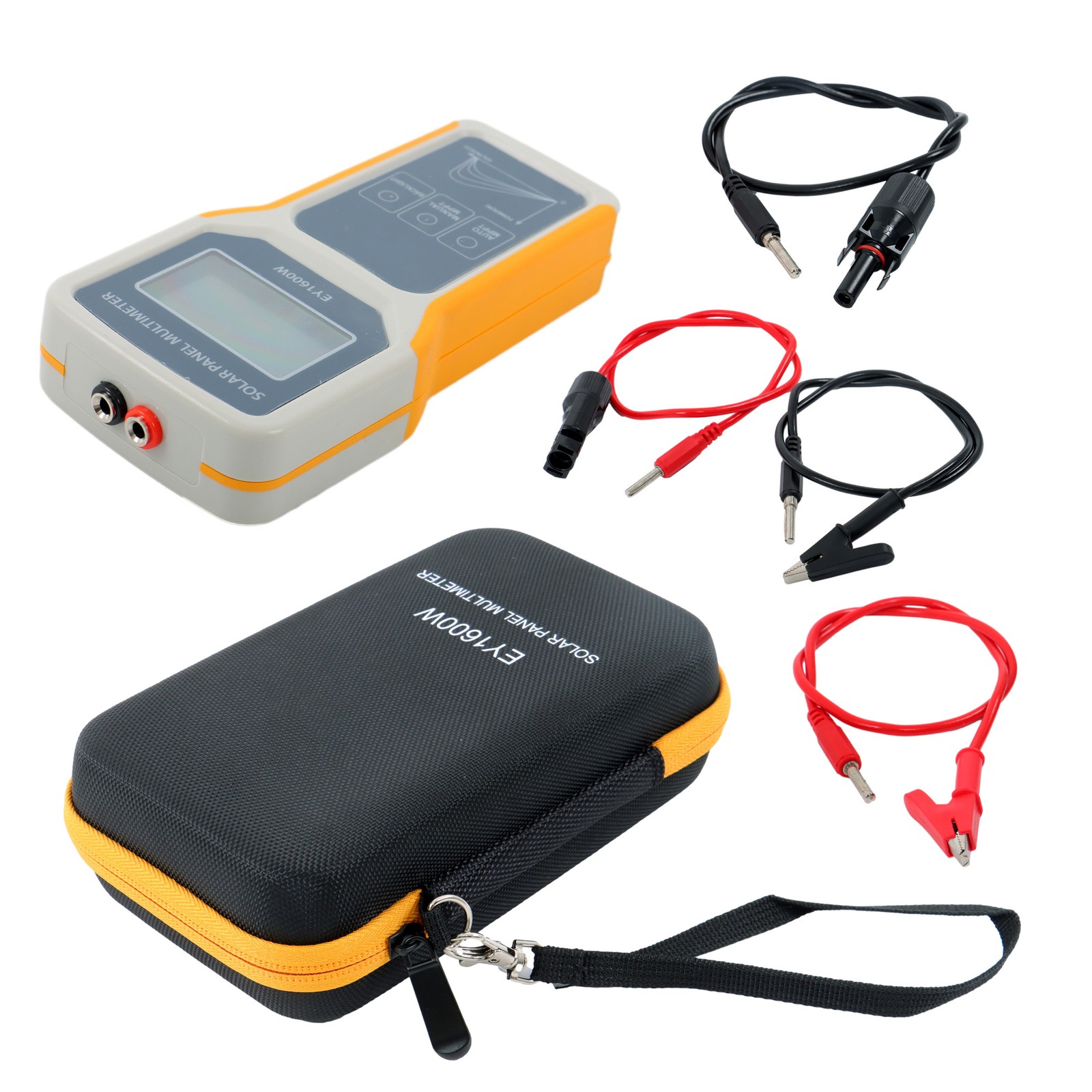 MPPT Solar Photovoltaic Panel Multimeter Tester LCD Digital Display 1600W