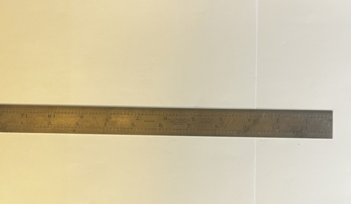 Lot of 2 – L.S. Starrett Co. 12in. Ruler No. 604R, 6in. Ruler No.604RE