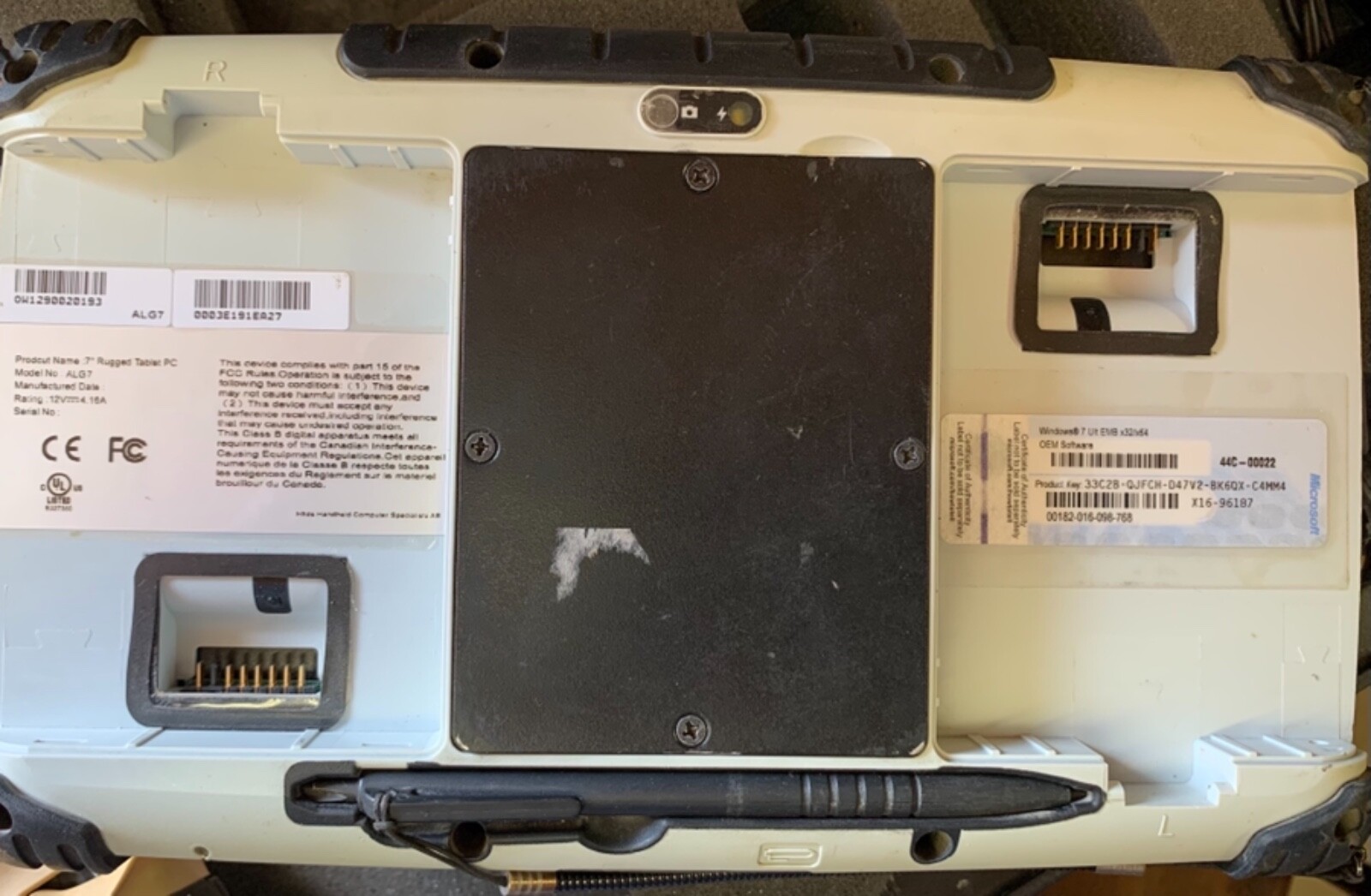 Carlson Supervisor Tablet ALG7, KEYBOARD, vehicle mount, 120v&12v chargers, case