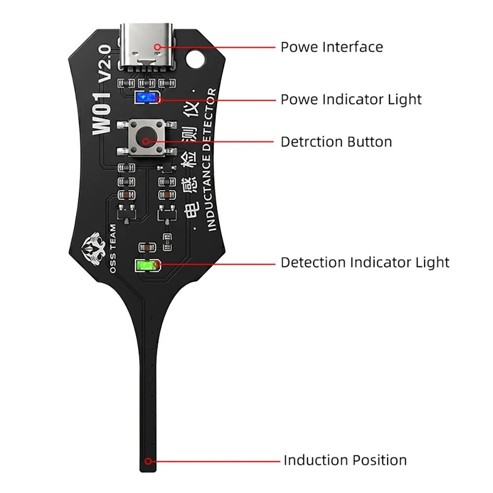 Universal Inductance Tester W01 Inductor Detectors With Compactly Construction