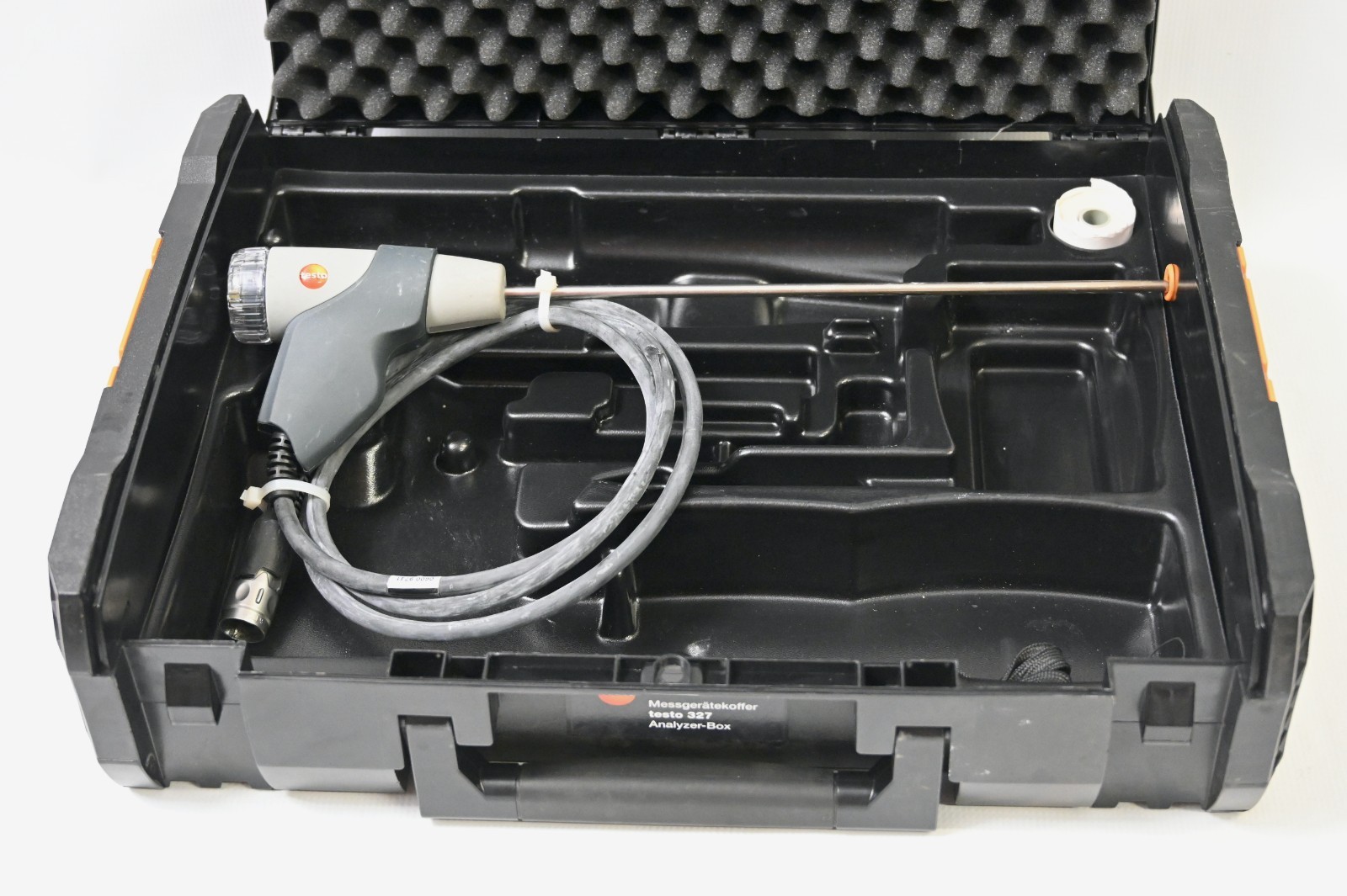 Testo 0600 9741 12 in. Compact Flue Gas Probe w/ Hose and Case for 320 327