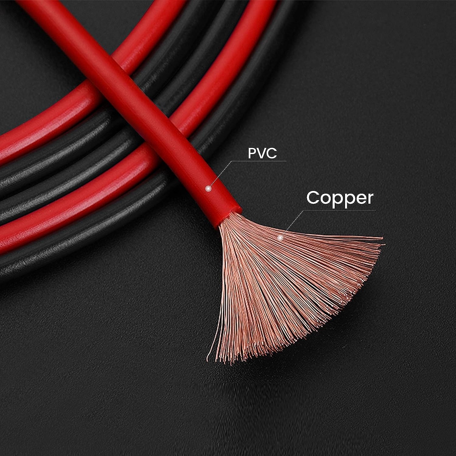 Alligator Clips Electrical Test Leads Set, 15A Jumper Wires Heavy Duty with P…