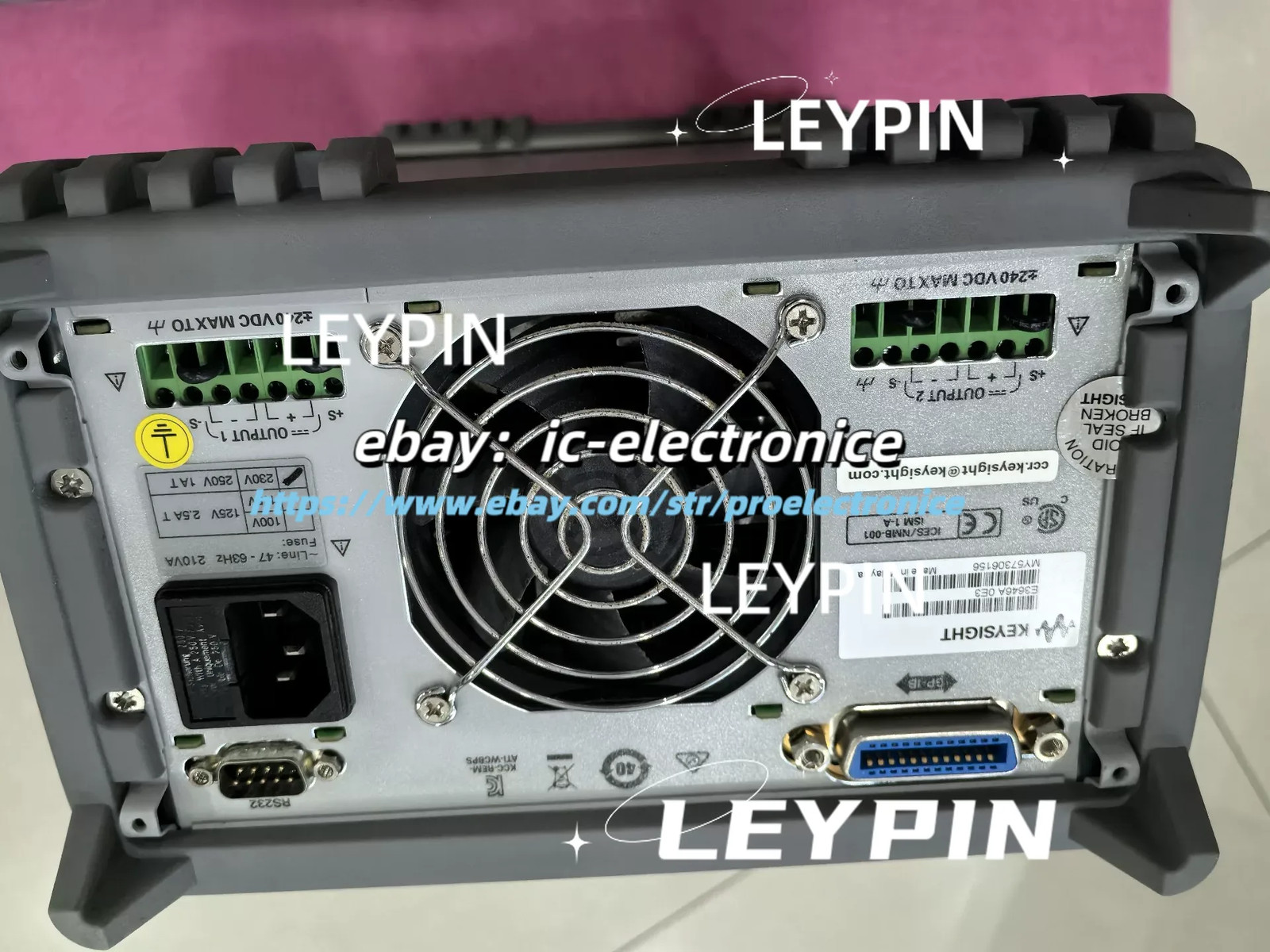 Keysight E3646A: 0-8V, 0-3A/0-20V, 1.5A DC Power Supply good/ytd&ic