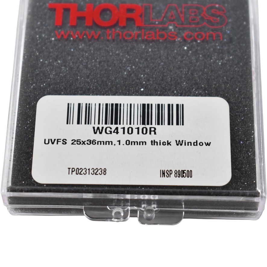 NEW Thorlabs WG41010R UVFS Rectangular Precision Window 25x36mm 1mm Thick