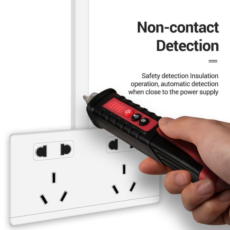 12-1000V LED Electric Live Wire Tester Pen Non-Contact AC Voltage Detector Pen