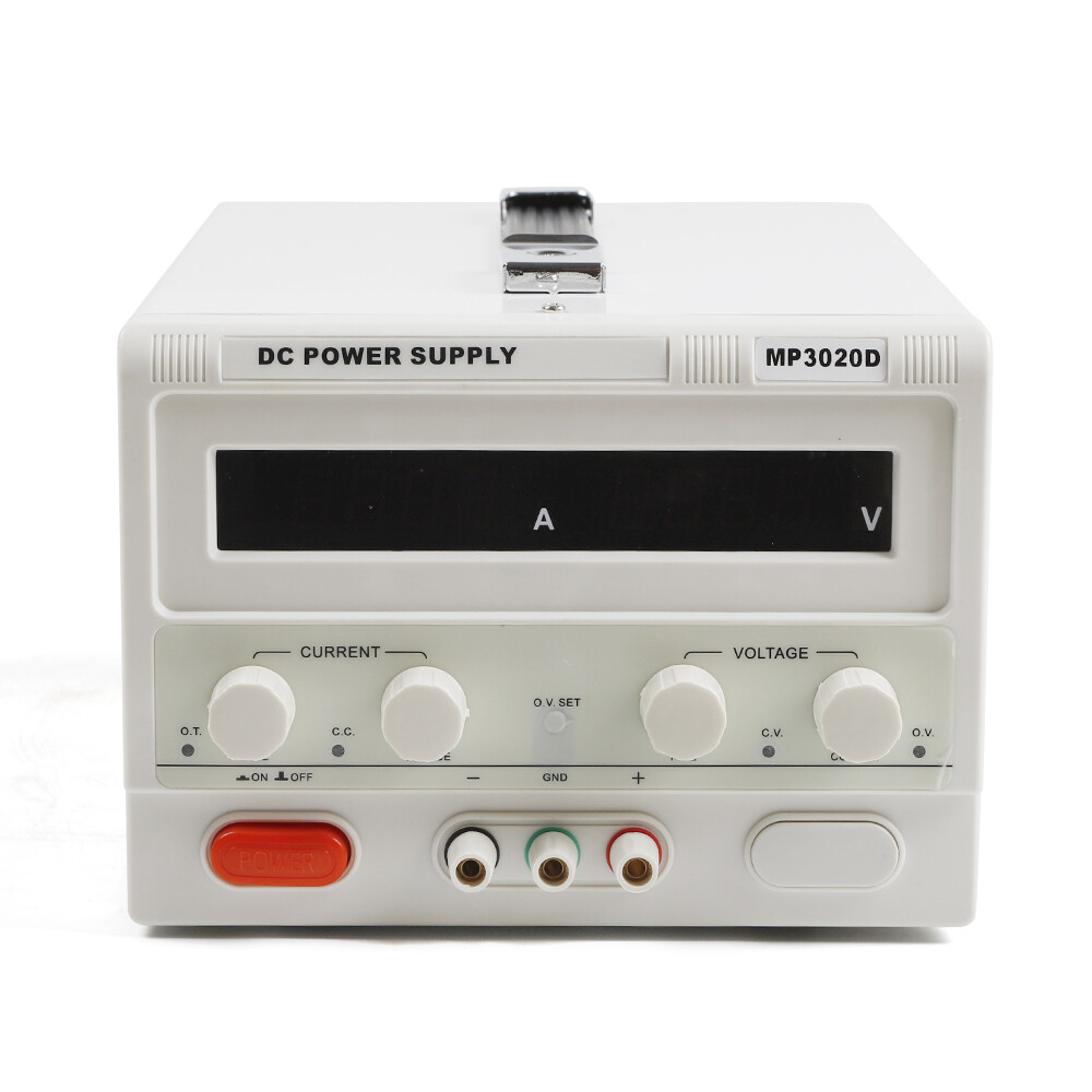0-20A 0-30V Benchtop Lab DC Regulated Power Supply Variable Test Power Source