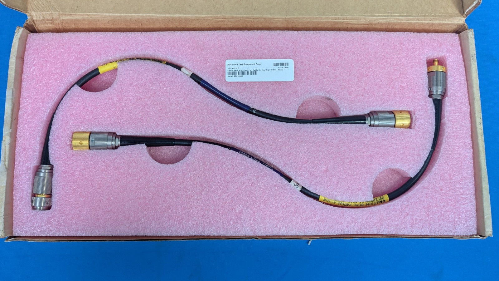 Agilent Technologies 85131B 3.5mm Semi Rigid Test Port Cable Set (qty 2)