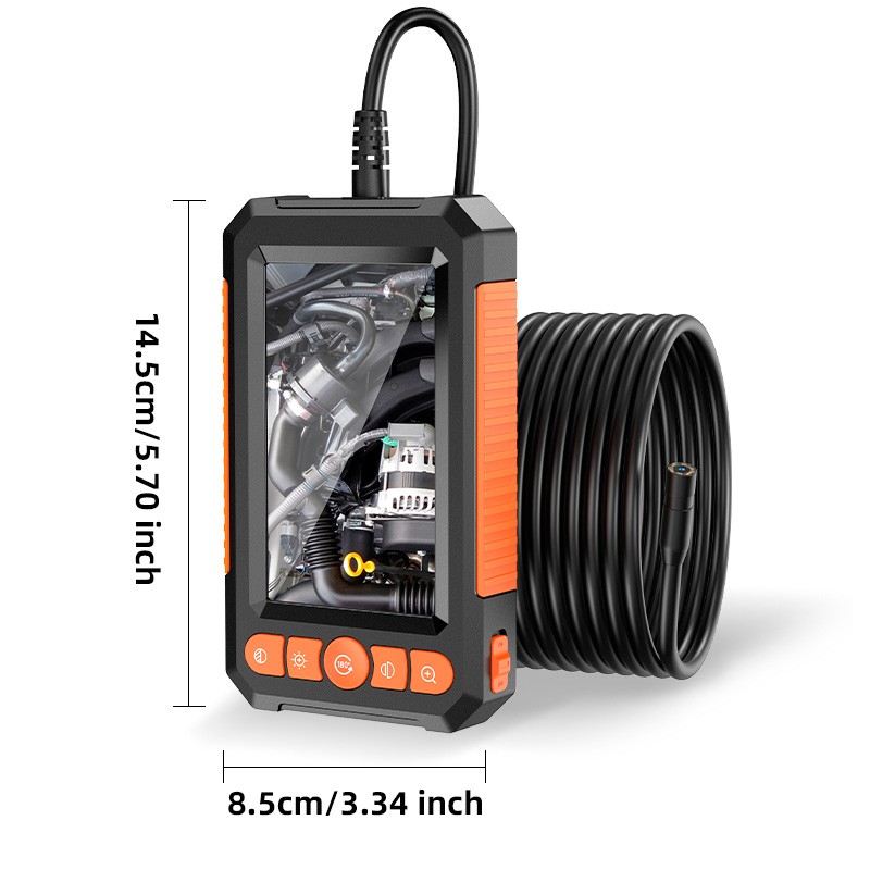 4.3 Inch IPS 1080P HD Borescope 1M/5M/10M Waterproof Pipe Inspection Camera