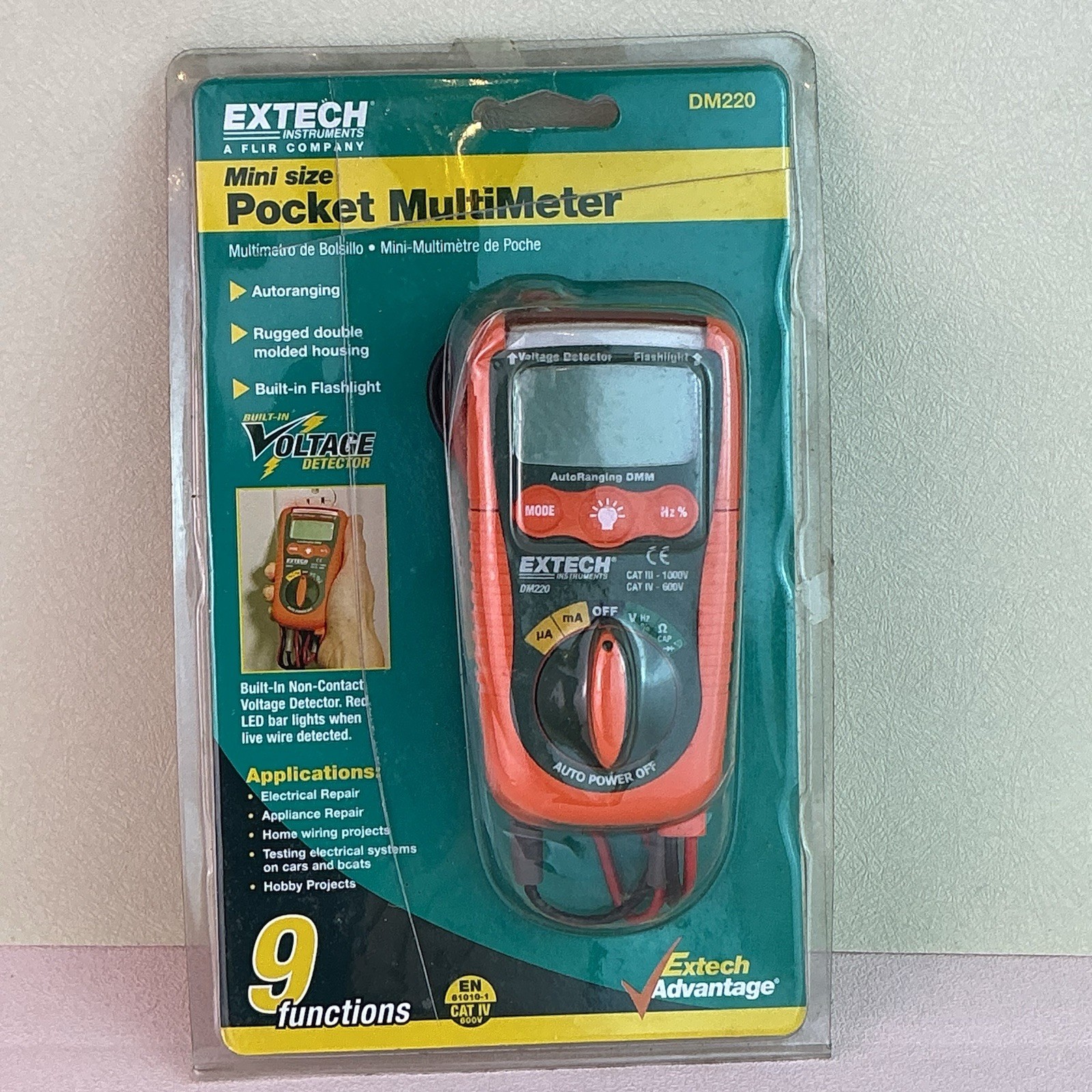 EXTECH INSTRUMENTS DM220 Mini Size Pocket Multi-Meter*NEW IN PACKAGING*FAST SHIP
