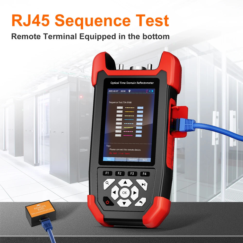 3.5in LCD Screen Fiber Tester 1310/1550nm Optical Time Domain Reflectometer