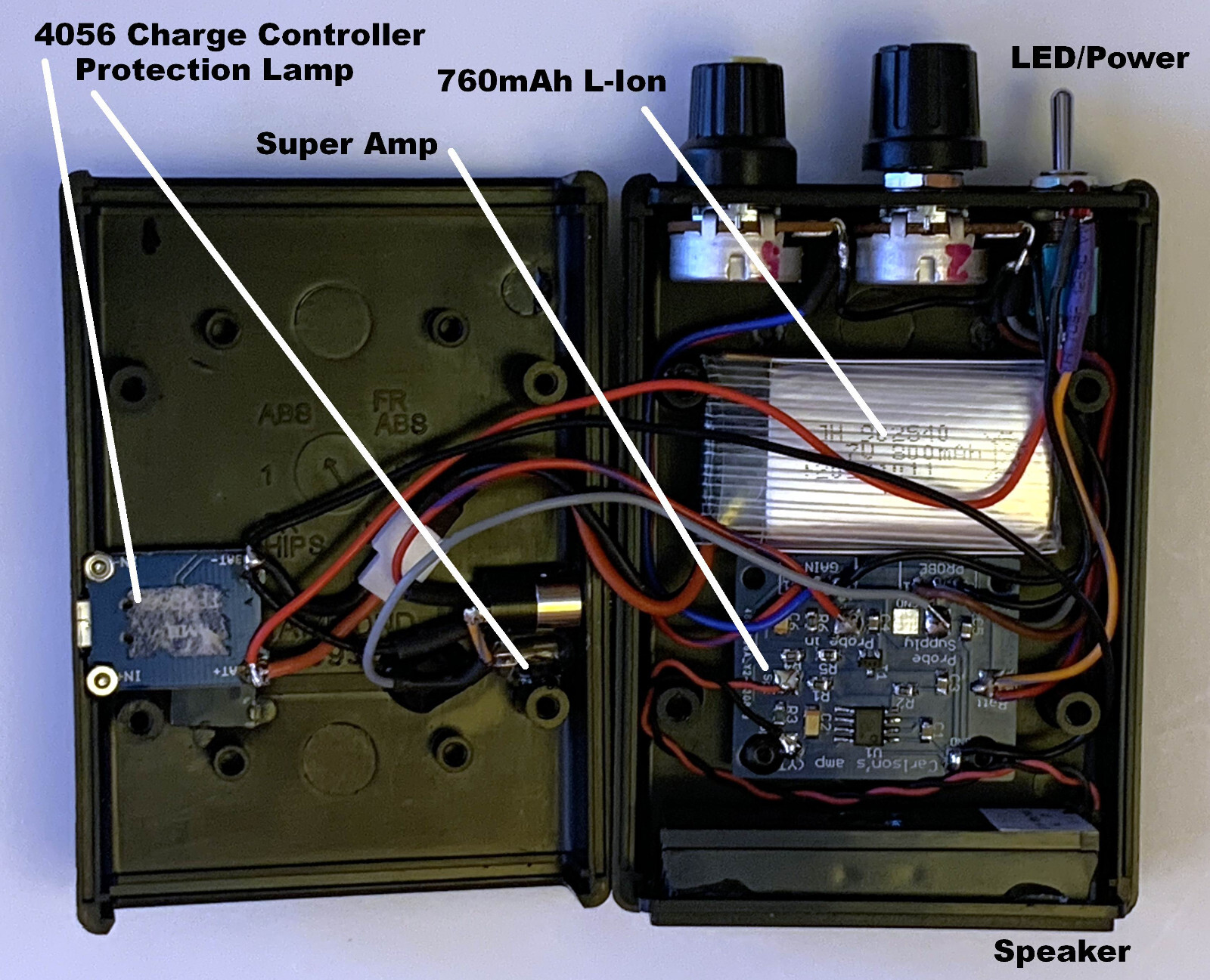 Mr Carlson’s Super Probe 780mAh Li-Ion Battery Rechargable Power Pack Kit