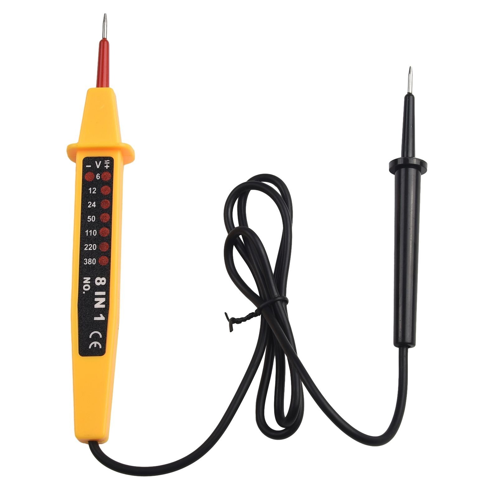 8 In1 Voltage Tester Voltage Tester Plastic 110 – 220 – 380VAC 148*17*26mm