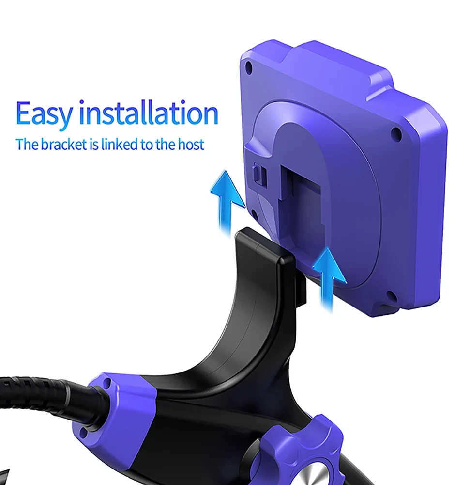 360° Two-Way Articulating Endoscope 4.3 inch Display Inspection Borescope Camera