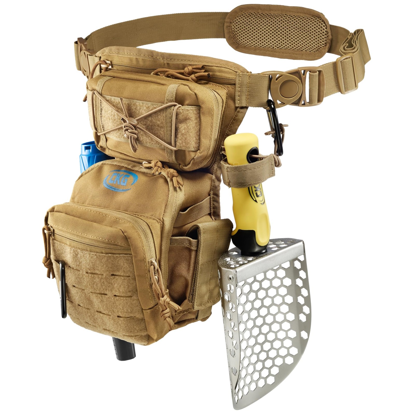 Leg Bag Tactical Pouch for Metal Detecting, Drop Leg Bag, Waterproof Metal De…