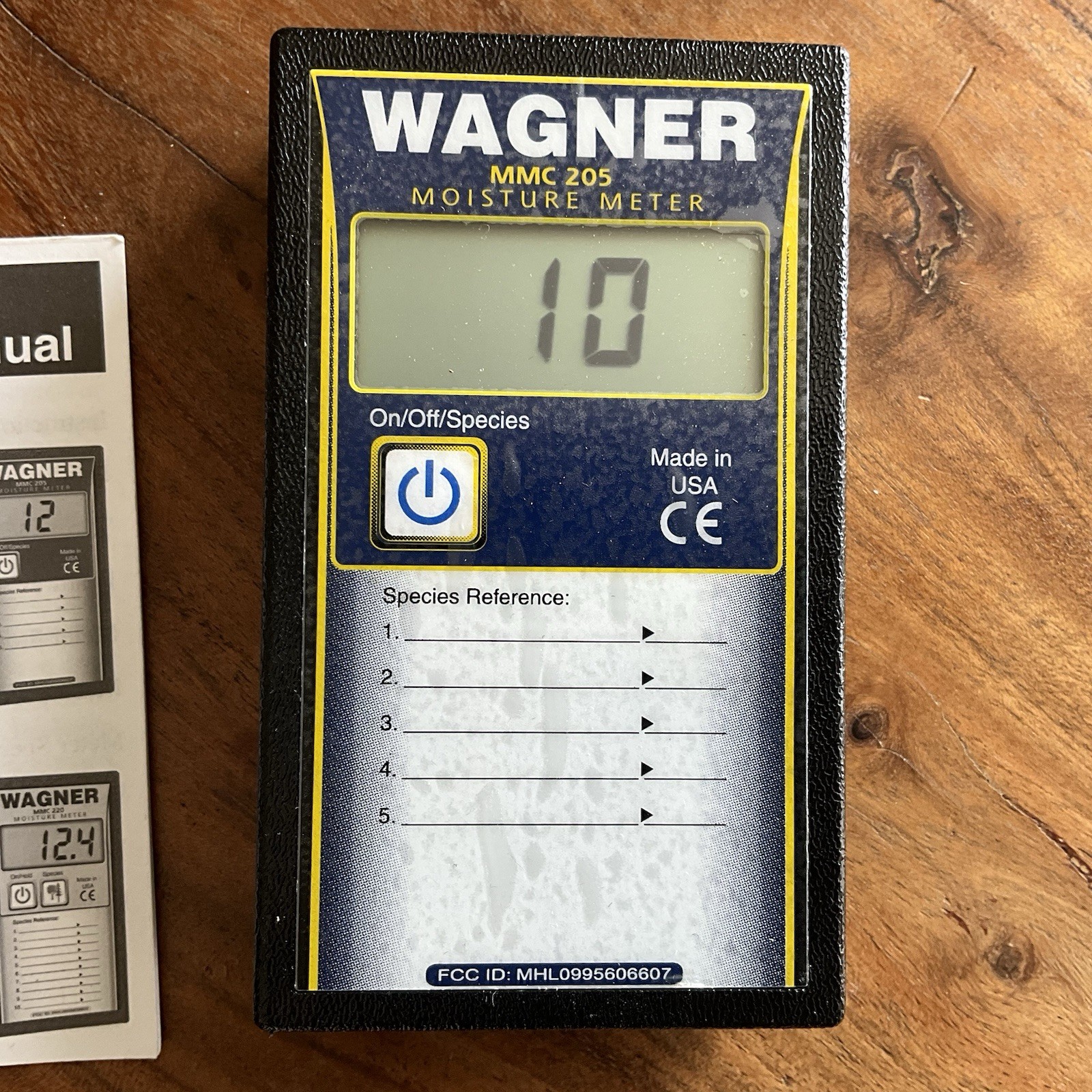 Wagner MMC 205 Pinless Wood Moisture Meter USA Made Mint A+ Condition