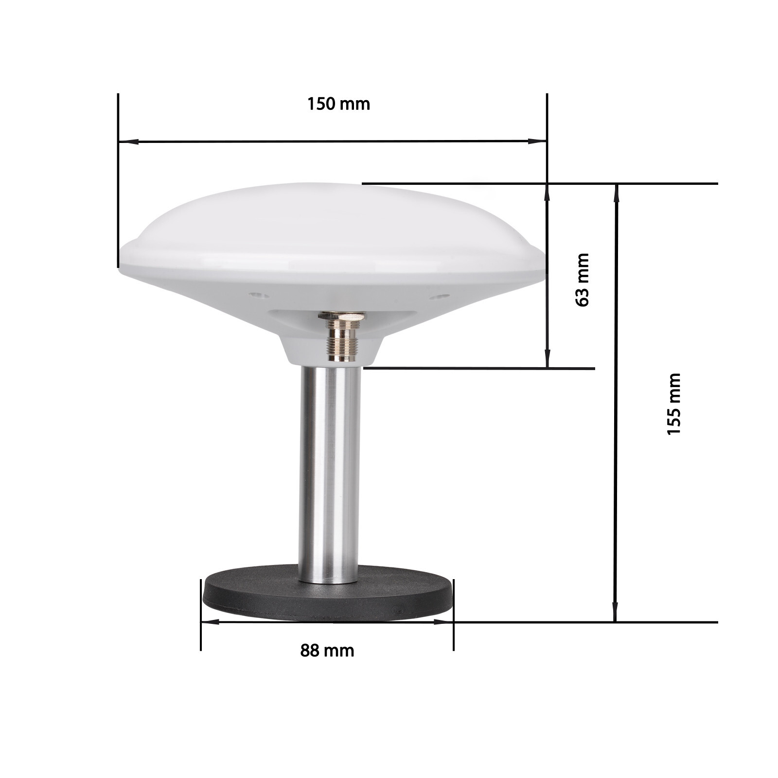 GNSS RTK Antenna GPS Waterproof High-Precision RTK Receiver for Vehicle Marine