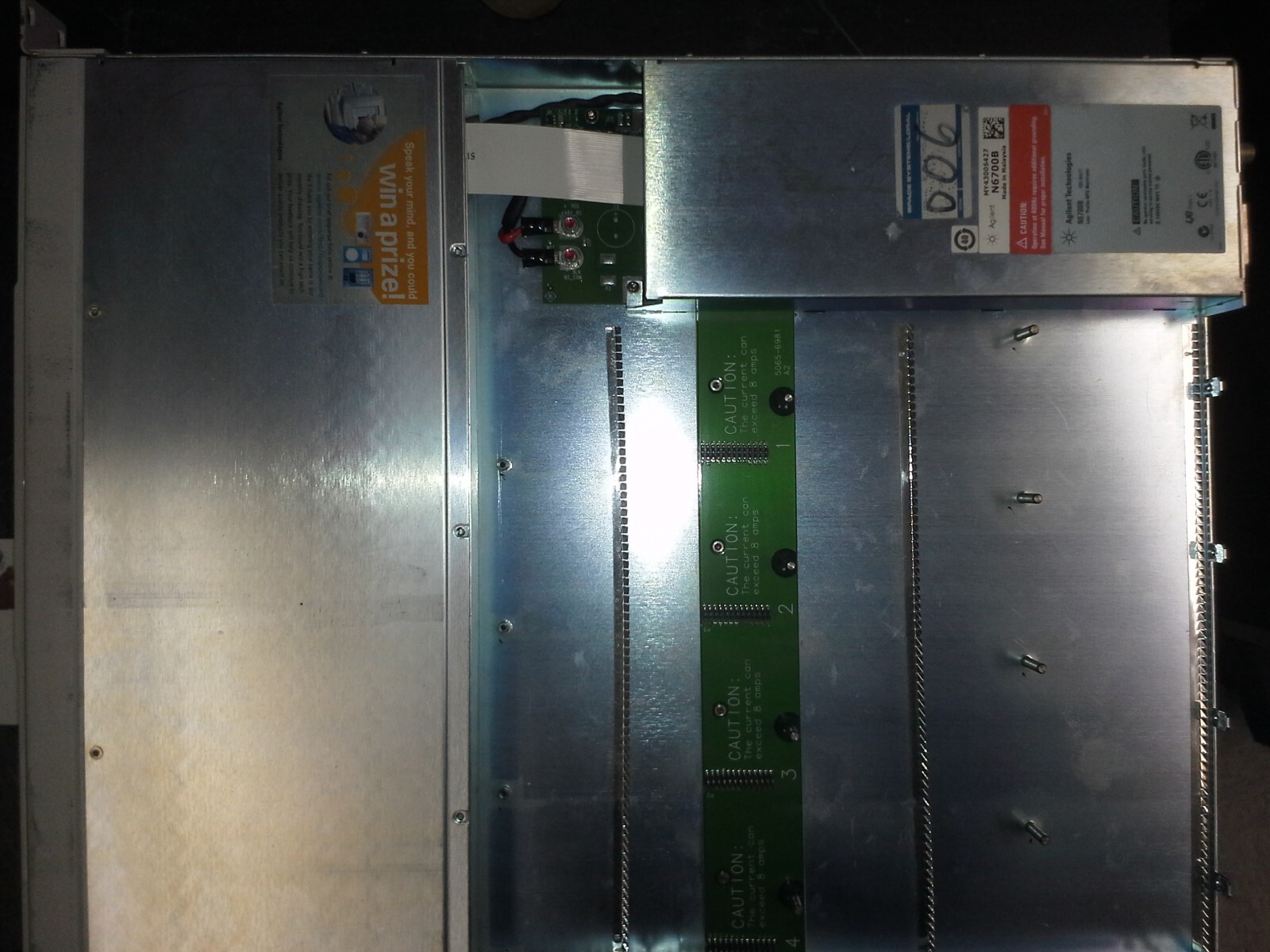 Agilent N6700B Power Supply Mainframe. TESTED OK! 1U height 4 output Ethernet