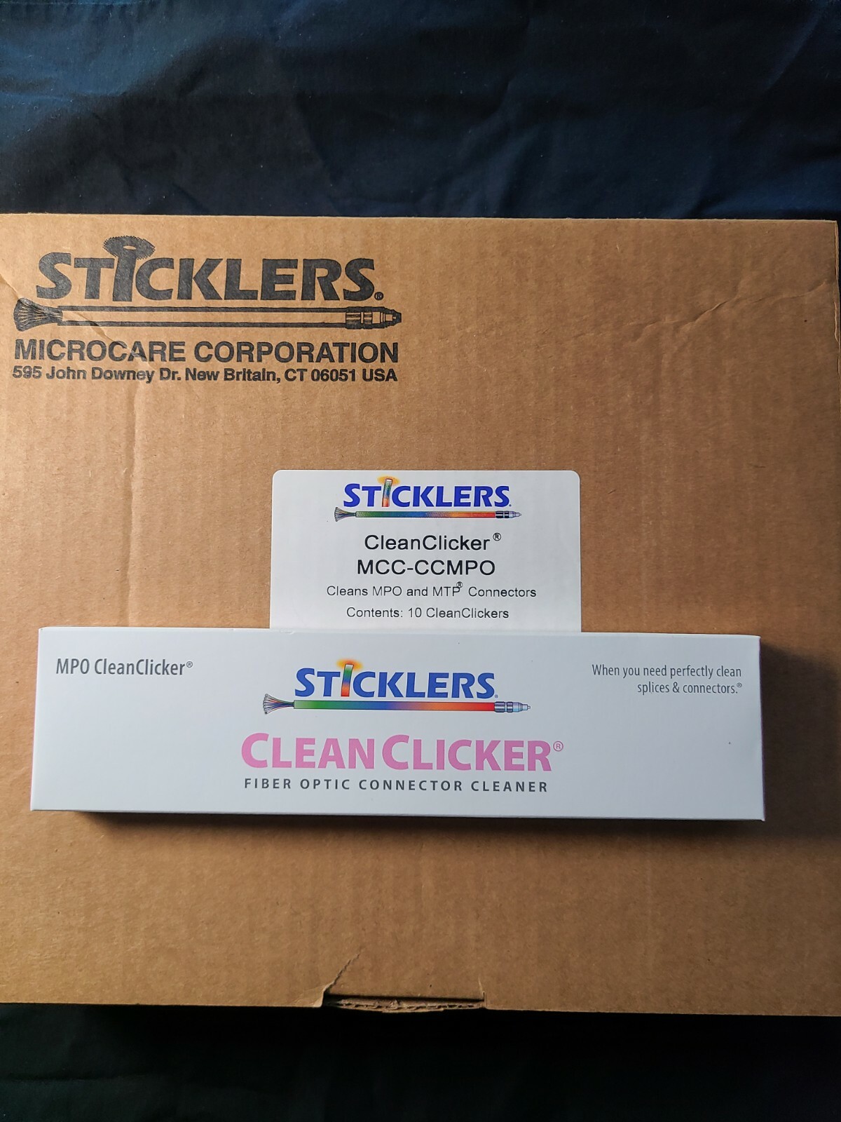 Sticklers MPO MTP 600+ MCC-CCMPO Cleanclicker for Male/Female ARRAY’s w/o pins