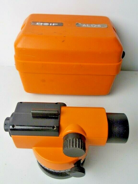 BOIF AL-126 Surveyor’s Tool With Hard Storage Case UNTESTED Pre-owned